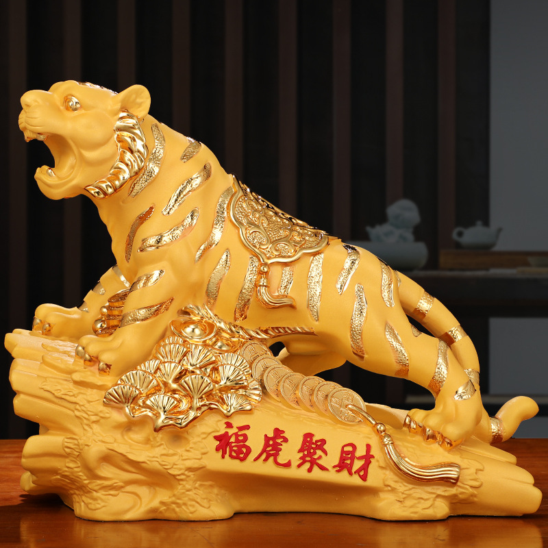 金虎存钱罐生肖虎大容量不可取创意虎年吉祥物摆件招财装饰品礼品