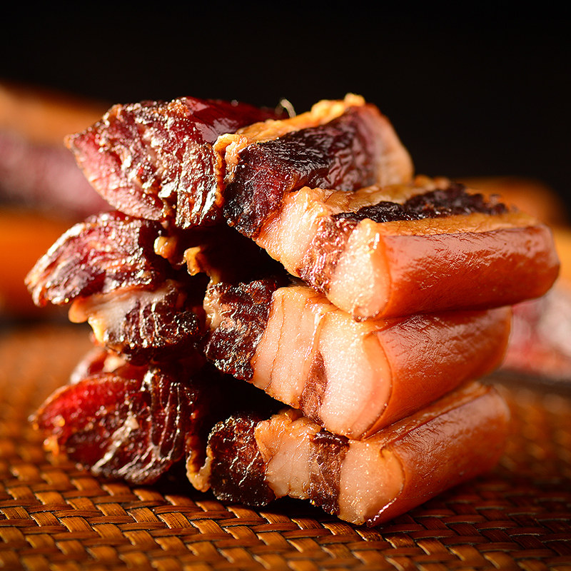 凸丰广式腊肉正宗风干五花肉手工年货腊味农家腌肉500g广东特产_凸丰