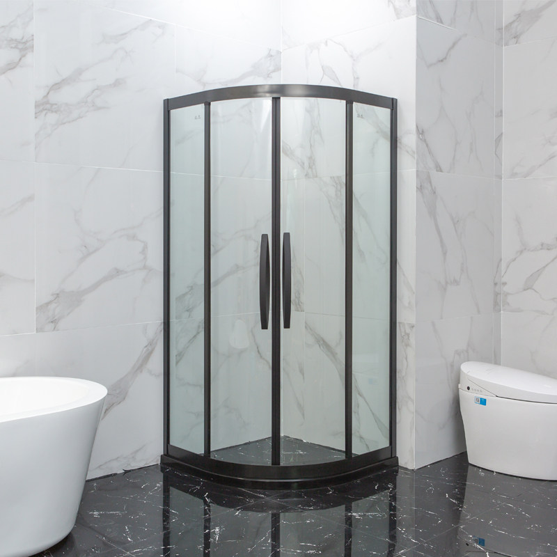 科勒淋浴房整体定制一字形卫生间玻璃门干湿分离隔断型浴室一体式