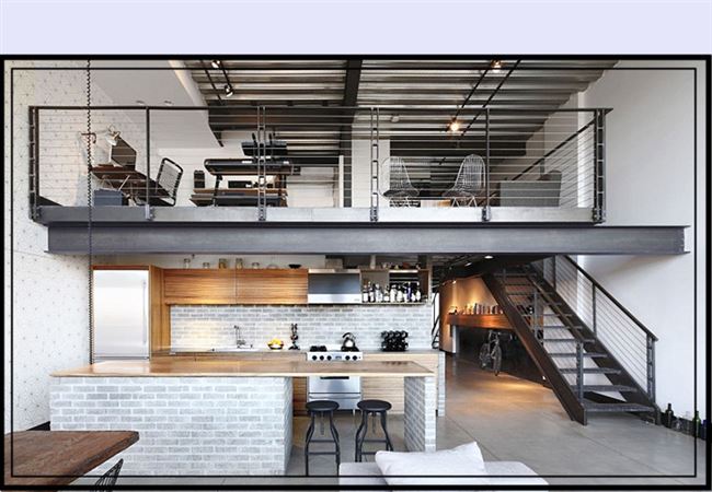 20mm水泥板纤维压力钢结构阁楼楼板loft复式楼隔层防火隔音板材.