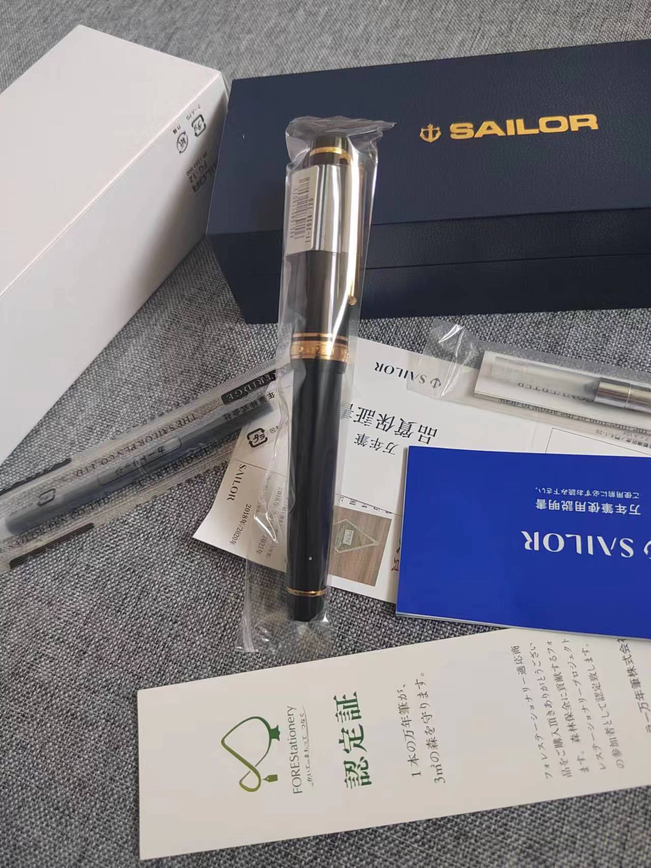 写乐sailor大型21Kzoom 百乐742C尖钢笔手工打磨改长刀研柠檬刀