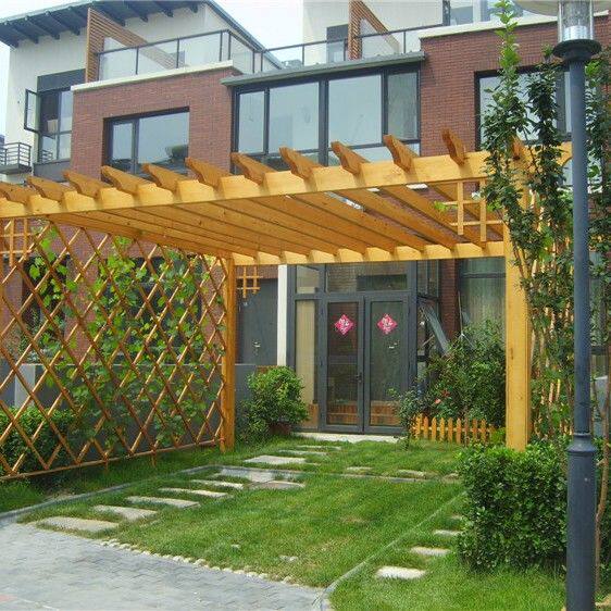 户外木质葡萄架庭院花架走廊架车棚凉棚紫藤架攀爬架子花支架丝瓜