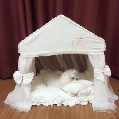 淘宝狗窝狗房子韩版狗帐篷狗窝猫窝冬季保暖可爱可拆洗网红拍照小型犬