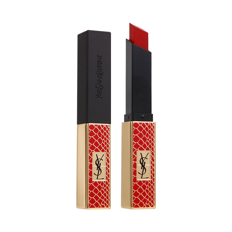 ysl鳄鱼纹小金条限定口红120唇膏