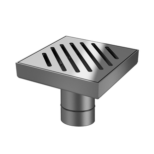 德国wiper韦珀不锈钢方型簿款直排防臭地漏zonda斜孔矮干区 券     券