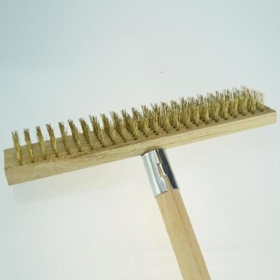 地刷户外长把硬qm毛刷子板刷工业用浴室刷钢丝长柄不锈钢地毯克星