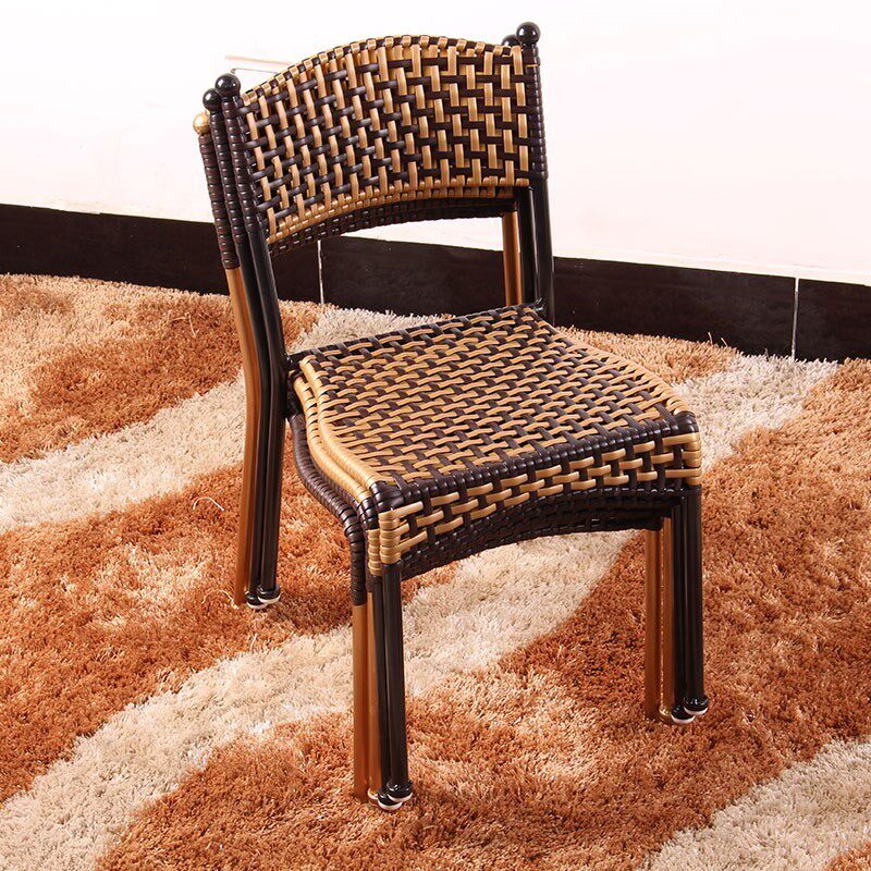 小藤时尚靠背凳子塑料时尚 藤椅椅儿童餐椅学生仿椅子多省包邮