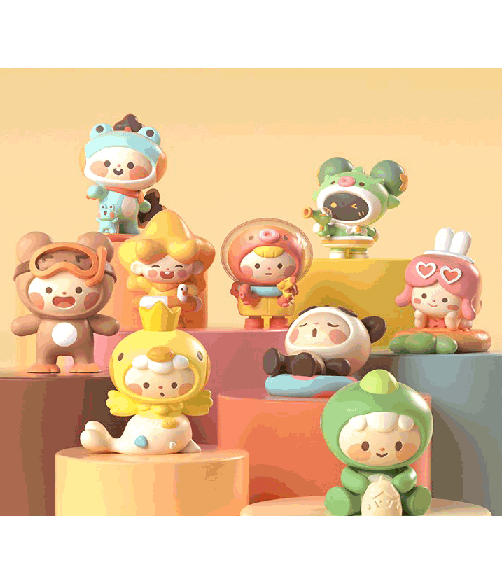 迷你世界盲盒迷萌假日潮玩手办公仔娃娃玩具潮玩盲盒