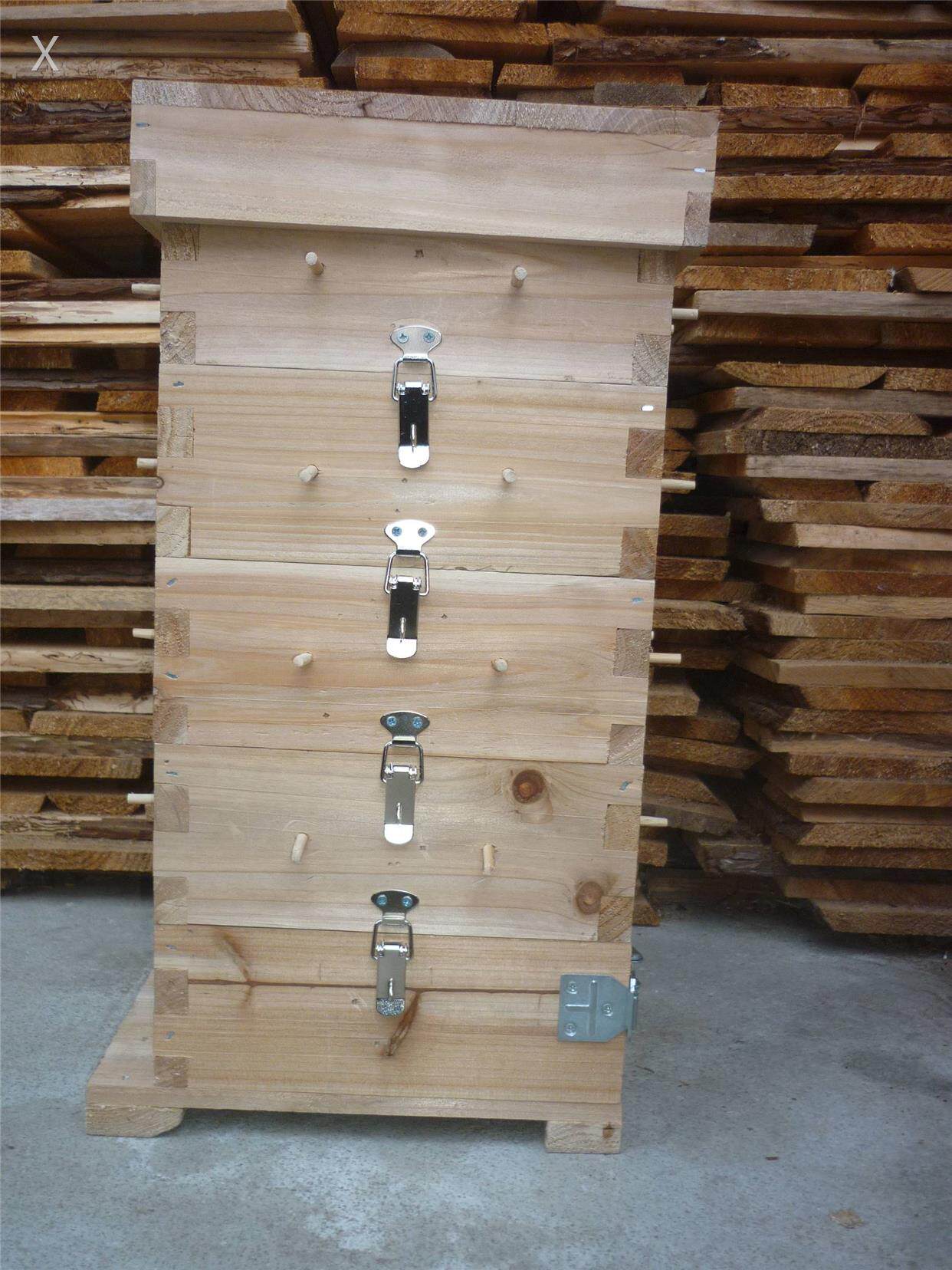 🐝养蜂工具 蜂具 中蜂杉木蜂箱 中蜂格子箱 带五金🐝-d[u22078351