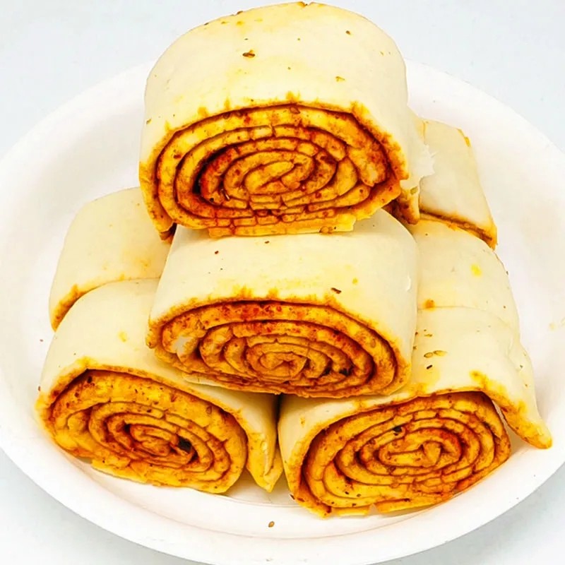 陕西特产渭南大荔辣子花卷馍辣子卷卷馒头新鲜湿花卷馒头酵子馍