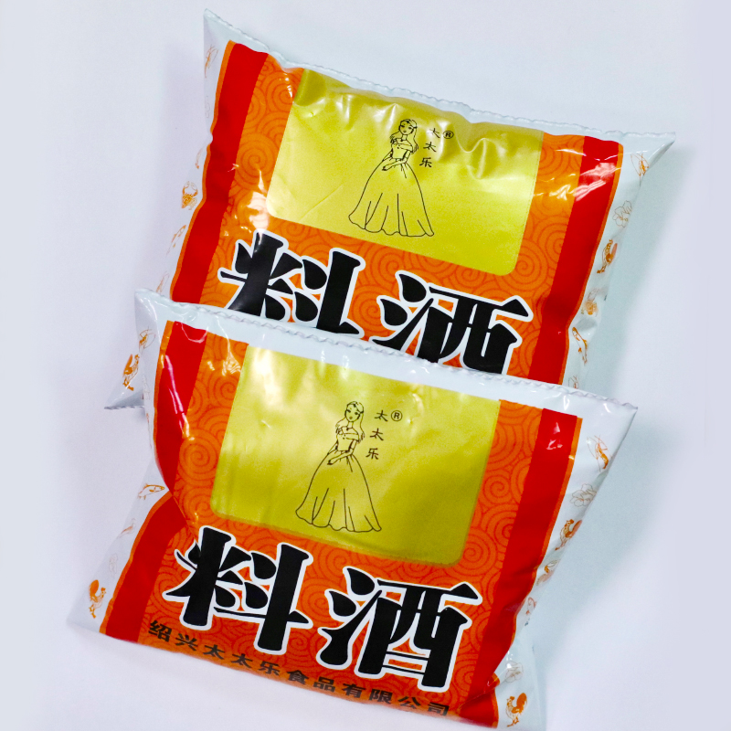 绍兴太太乐料酒袋装400ml*6袋炒菜去腥调味料香味浓郁烹饪调味鲜