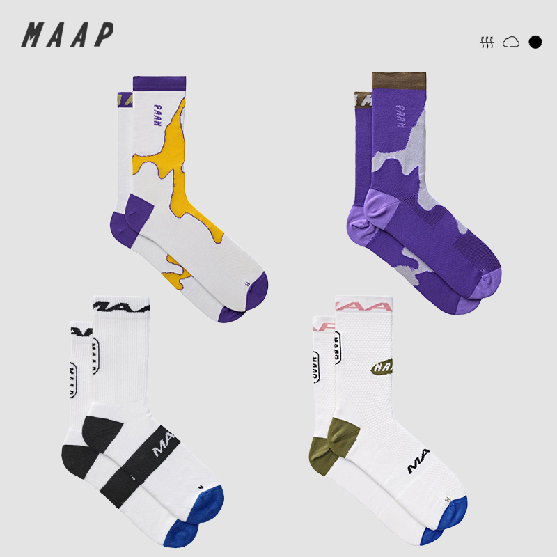 MAAP系列 Evade Sock 骑行袜公路车排汗抗菌防臭男女同款运动袜