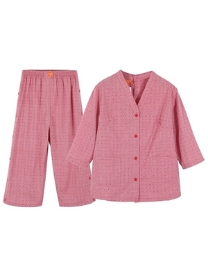 高档浴服汗蒸服女款全衣汗蒸棉服纯棉汗服容拿p美桑院前后艾灸奢