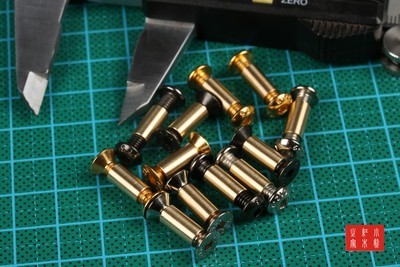 刀把刀柄配件铆钉纯铜diy材料钉子圆z头复古固定螺丝黄铜刀具花钉