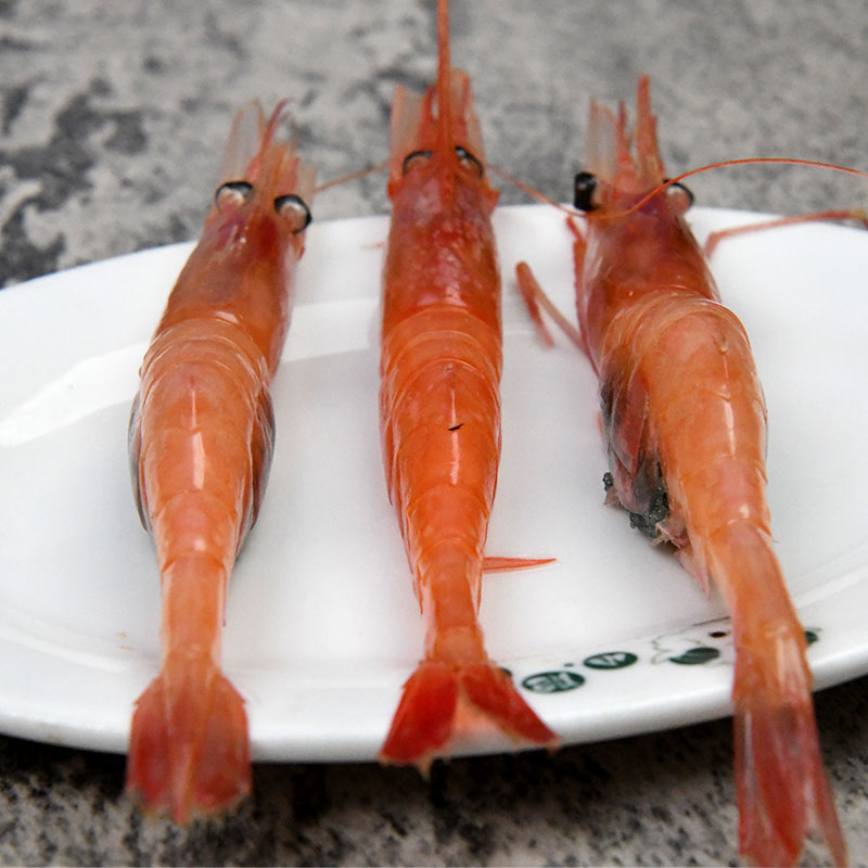 超低温俄罗斯北极甜虾刺身2斤盒装 即食北极虾冰虾冻虾大虾刺身