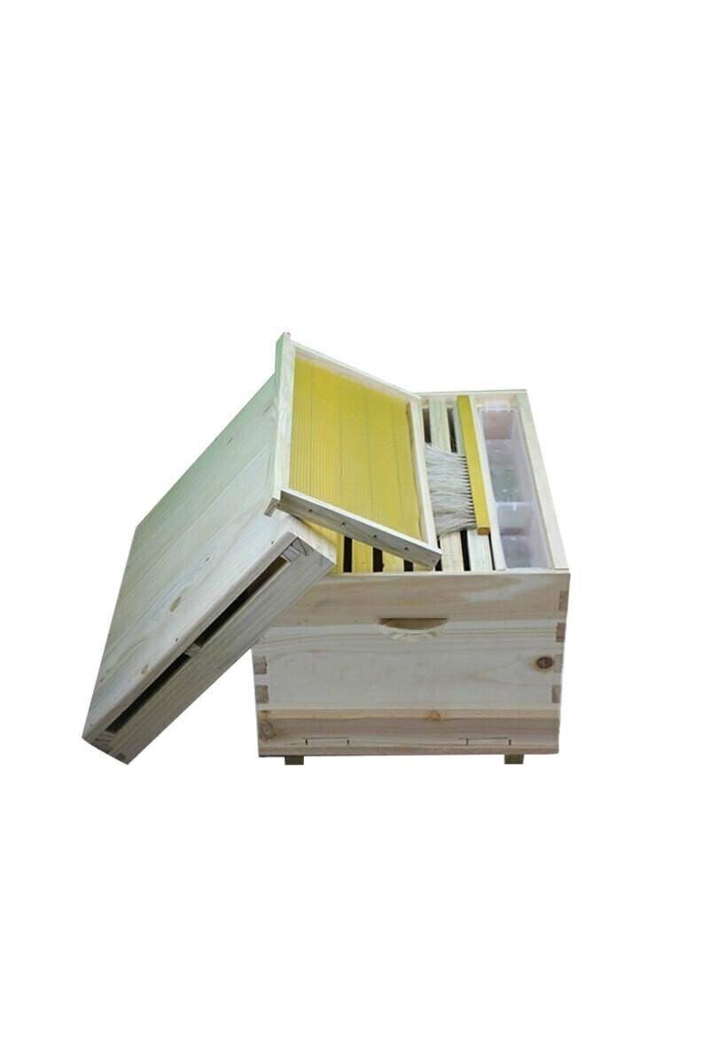 蜂箱全套杉木蜂桶诱中锋密蜂箱新手套餐养蜜蜂工具火热畅销