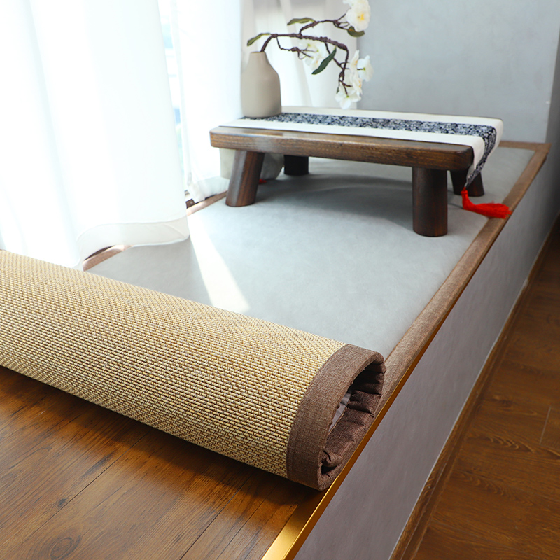 日式科技布飘窗垫窗台垫定做双面榻榻米垫子四季通用防水阳台窗垫