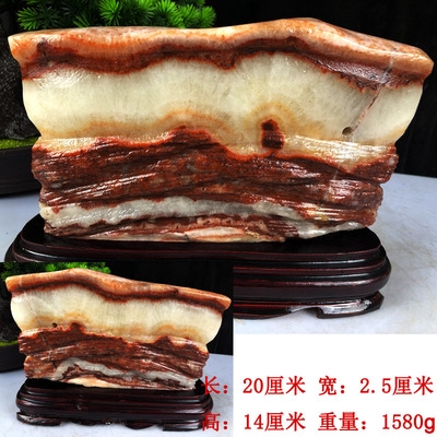 猪肉石头原石天然石图片