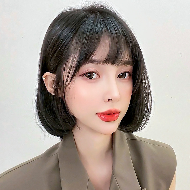 假发短发适合圆脸