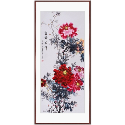牡丹挂画玄关价格