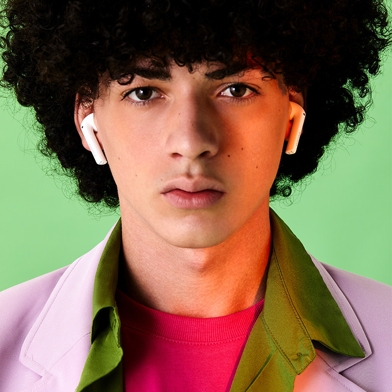 edifier/漫步者 vo6真无线蓝牙耳机双耳半入耳式降噪安卓苹果华为通用