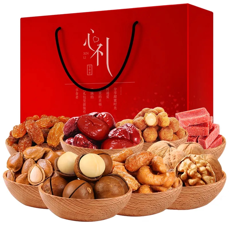 年货坚果大礼包干果零食过年送礼春节礼品送亲戚送长辈团购礼盒装