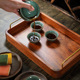 花梨木茶盘家用工夫茶具茶水托盘客厅创意实木长方形茶杯水杯盘子