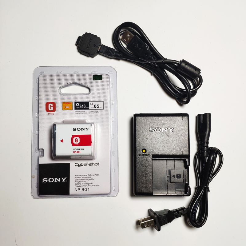 索尼dsc-w40w55w60w70w80w200相机np-bg1充电器数据线