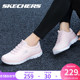 Skechers斯凯奇女鞋一脚蹬懒人鞋官方旗舰网面透气轻便休闲运动鞋