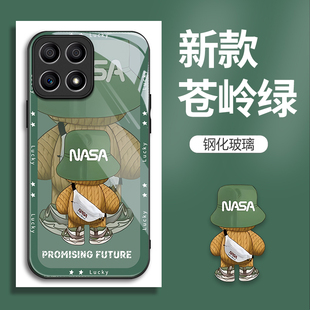 适用荣耀X30i手机壳TFY-AN00华为honor的NASA手机套新款玻璃保护套防摔软壳硅胶男女款网红可爱情侣卡通超薄