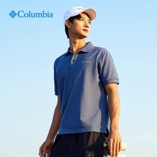 哥伦比亚户外春夏男士舒适吸湿透气速干衣短袖T恤POLO衫AE3119