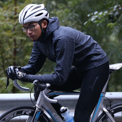 正品速盟秋冬季骑行服男防风抓绒骑车服装加绒保暖单车服自行车装