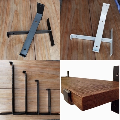 三角支架墙上置物架木板托图片