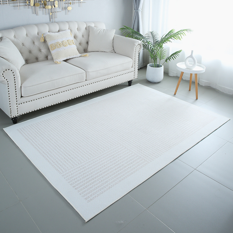 北欧地毯轻奢高级客厅沙发茶几毯家用大面积地垫卧室房满铺床边毯