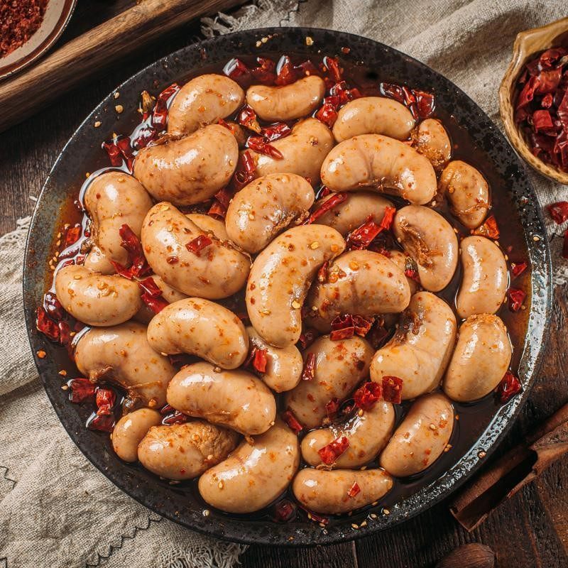 麻辣鸡肾香辣鸡腰子开袋即食卤味熟食零食小吃鸡睾丸鸡胗鸡肫