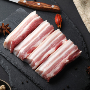 拾分味道带皮五花肉原切4斤冷鲜肉2kg厚切块五花韩式烤肉猪肉新鲜