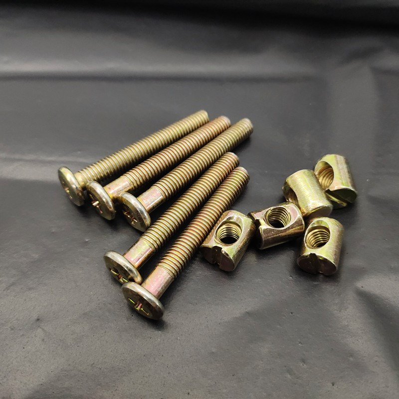 婴儿床螺丝配件通用内六角宝宝床组装固定木头摇篮餐椅改造螺钉扣