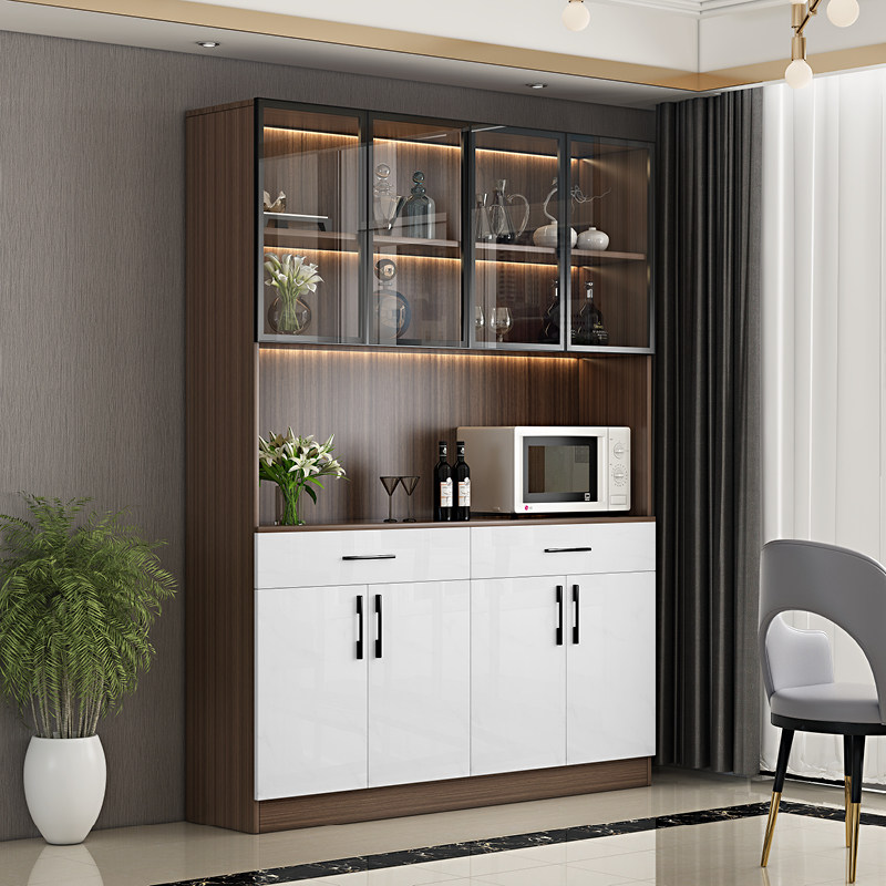 柏晴茶水柜餐边柜一体靠墙高柜餐厅置物柜储物柜客厅靠墙整体橱柜