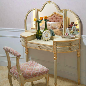 欧式梳妆台卧室抖音网红化妆台桌女公主奢华小户型法式梳妆台轻奢