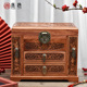 缅甸花梨中式红木首饰盒复古中国风雕花珠宝收纳盒婚庆结婚送礼品