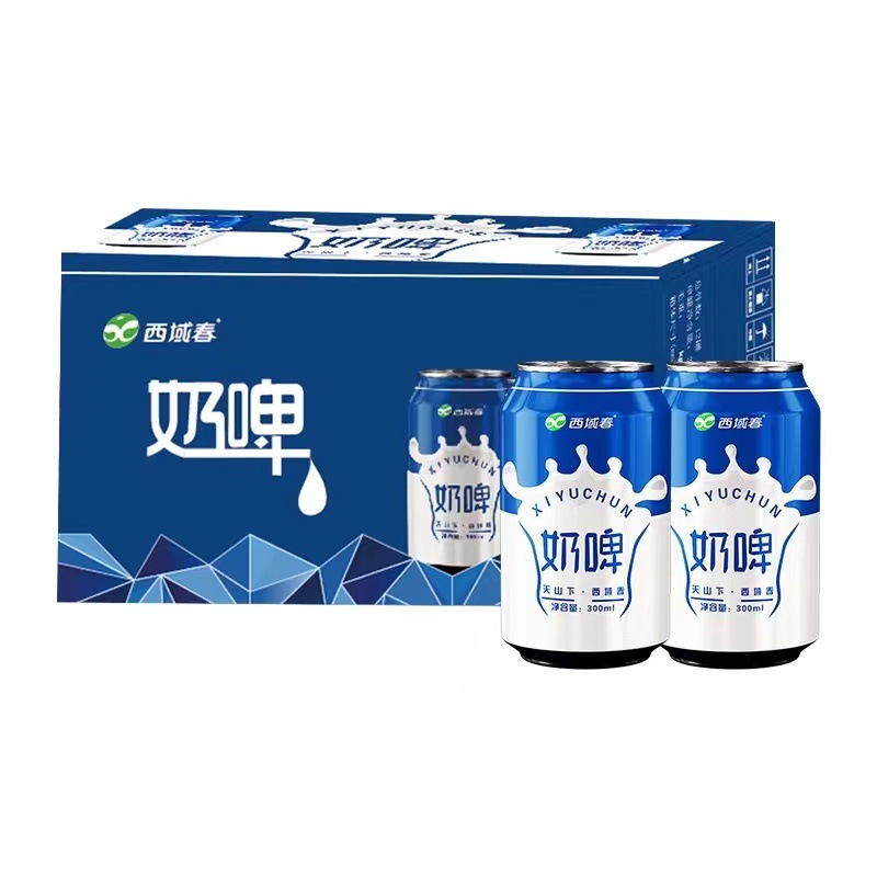 新疆西域春奶啤300ml*12罐整箱非啤酒乳酸菌发酵风味饮料含乳饮品
