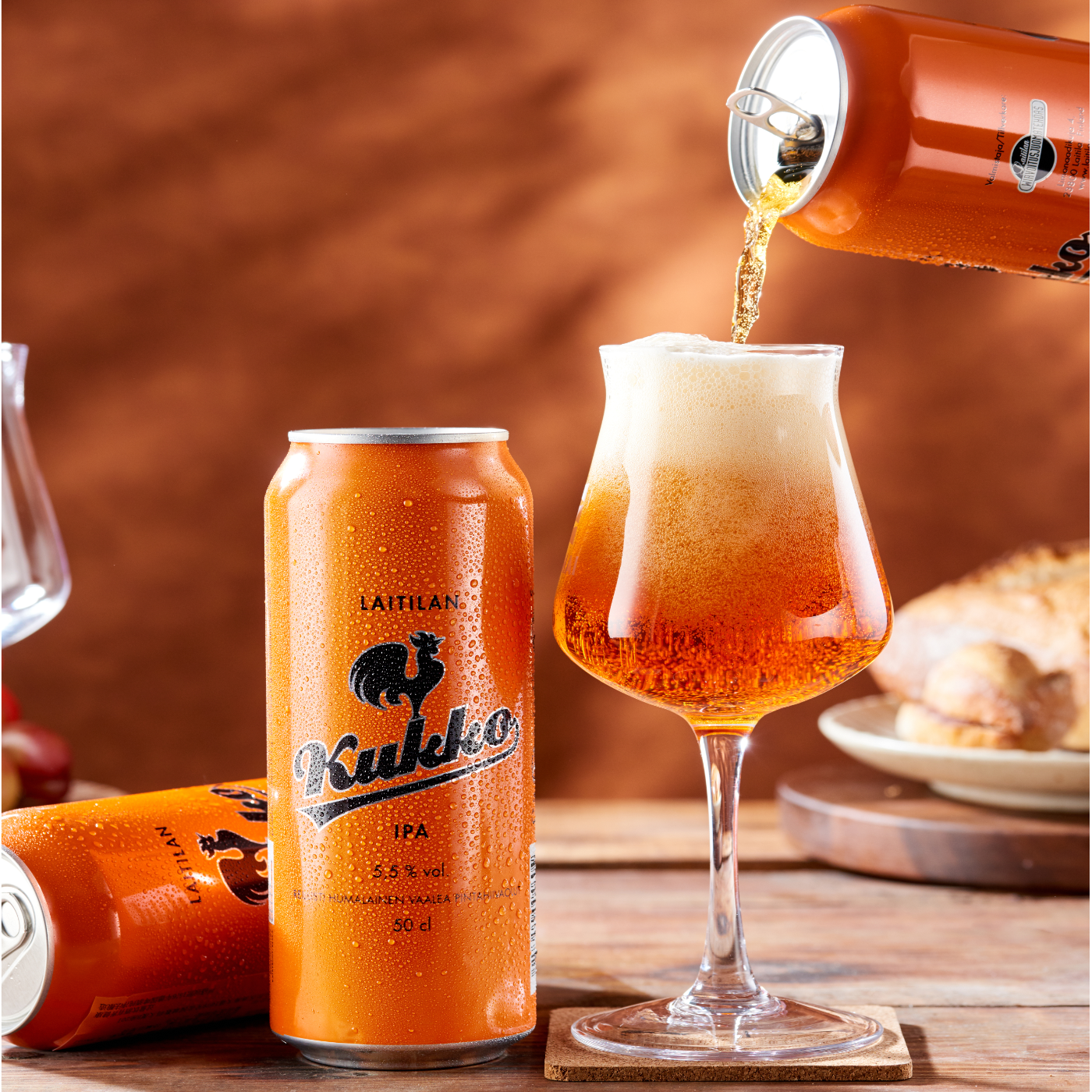 芬兰原装进口莱帝兰酷哥laitilankukko印度淡艾尔ipa精酿啤酒罐装