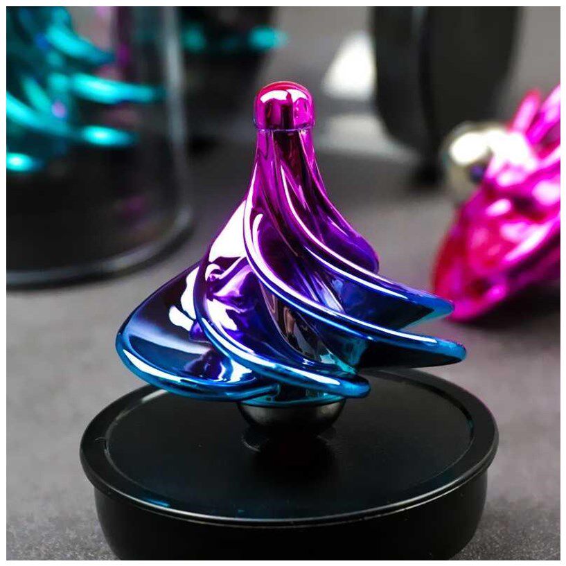 光能陀螺汽车摆件创意个性简约现代车载黑科技车内陀螺