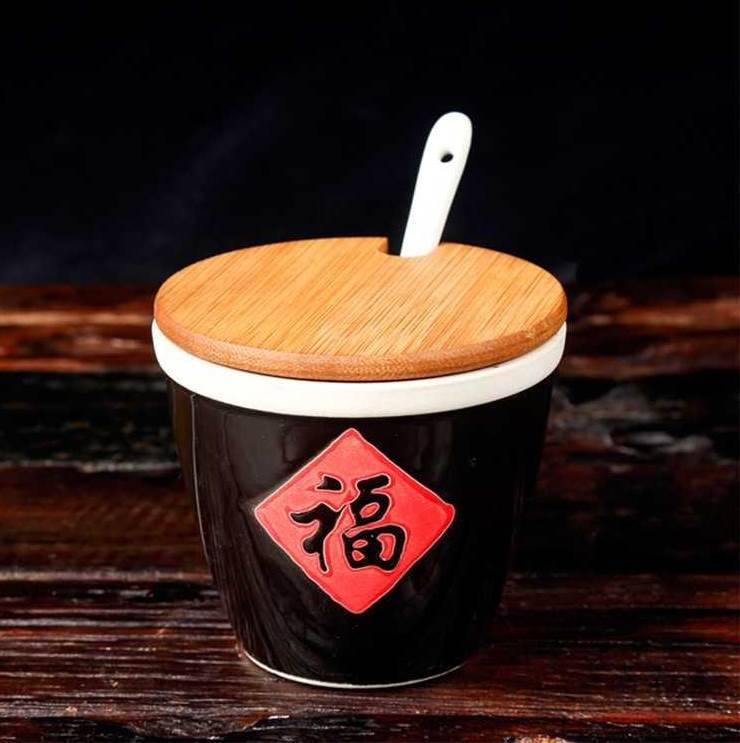 小缸迷你陶瓷_福字陶瓷小缸迷你小酱缸福字缸丰字缸农家乐餐具厨房