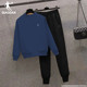 中国乔丹运动套装女2024春季新款大码宽松品牌卫衣卫裤两件套女