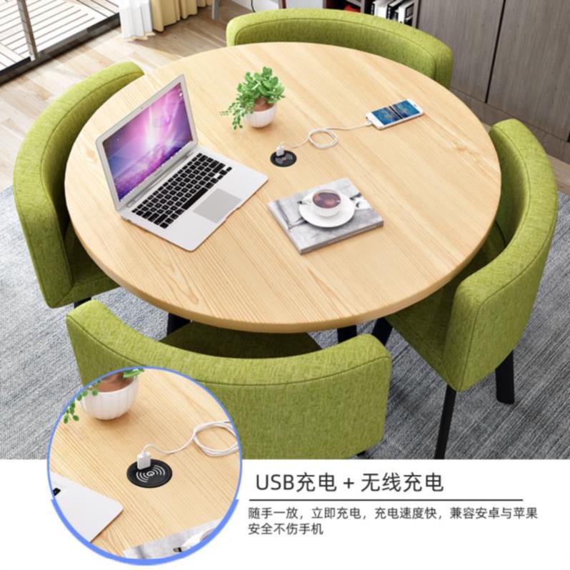 convenient household leisure time Tables and chairs combination shop negotiating table leisure circular Walnut durable Fabric art cassette personalityin the Business/Office Furniture , Office Furniture , Desk , Conference table category - from Buy2taobao.com to provide professional Taobao agent buy service