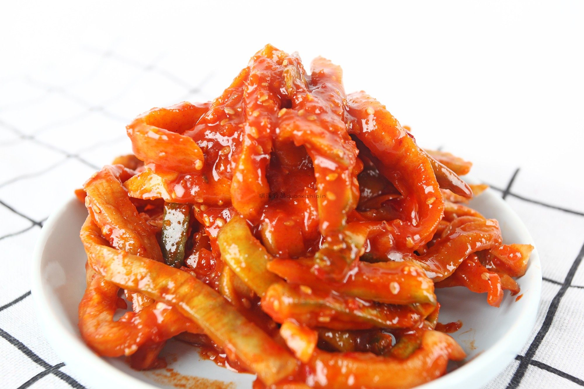 京花萝卜条正宗韩国泡菜开胃菜下饭菜辣菜萝卜干香辣320克袋2