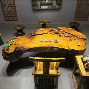 楠木木雕茶桌o原木家用茶海实木树根茶台根雕香樟树桩树雕树头茶