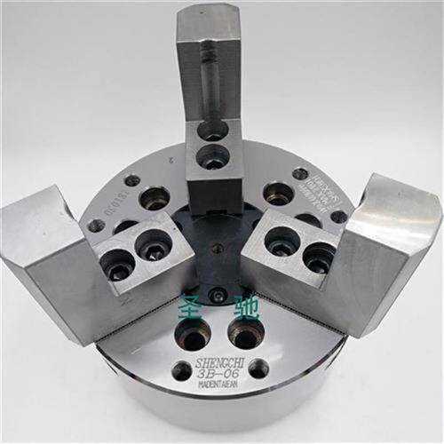 卡盘三爪油压卡爪可内夹外圆正反生爪夹头