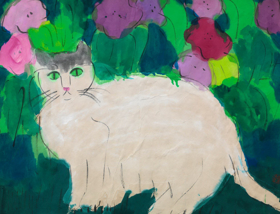 m185美国华裔丁雄泉walasseting水彩油画电子版图库